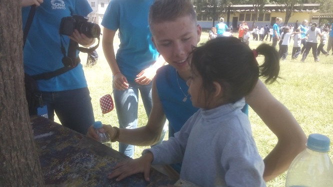 Guatemala ontmoeting met de kinderen