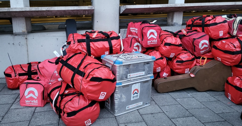 Alle bagage verzamelen