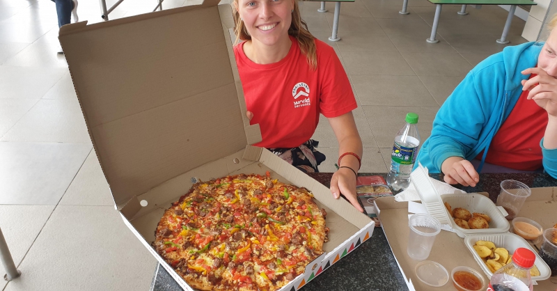 Een pizza voor 2!