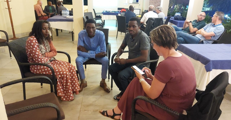 In gesprek met Rwandese pastors