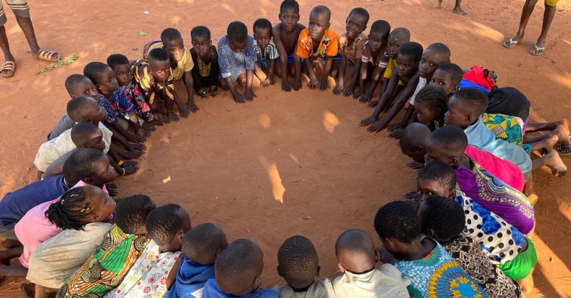 Het kinderprogramma begint