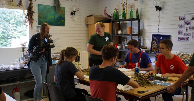 Workshop ´creatief met droogbloemen´