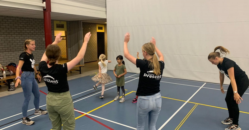 Sporten met de kinderen