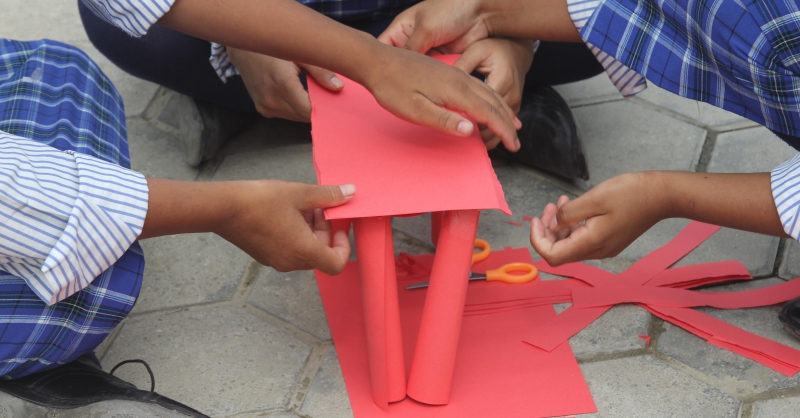 Creatief bruggen bouwen met kinderwerk