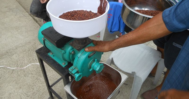 Chocola maken in Ecuador