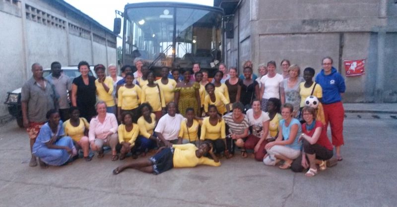 Lifeline 'het uitje' - samen naar het strand geweest. Ghana 