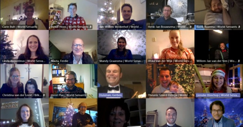 Online kerstviering medewerkers