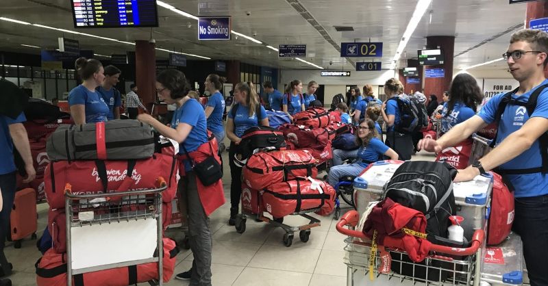 Alle bagage is er!