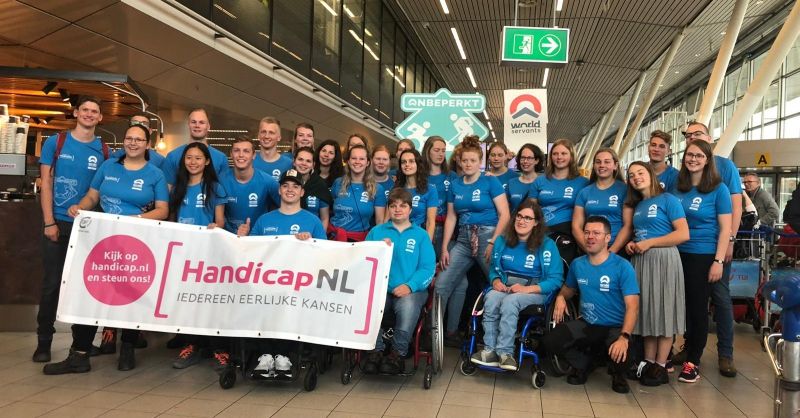 Groepsfoto met onze partner HandicapNL