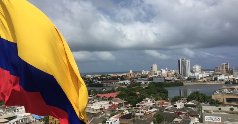 Uitzicht over Cartagena