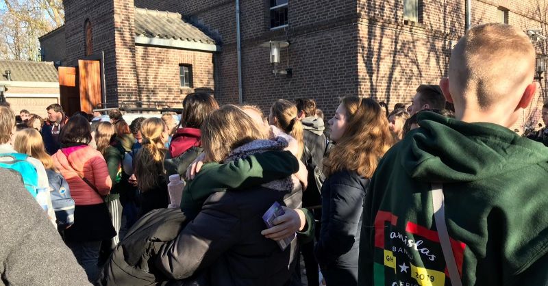 Afscheid nemen van familie en vrienden