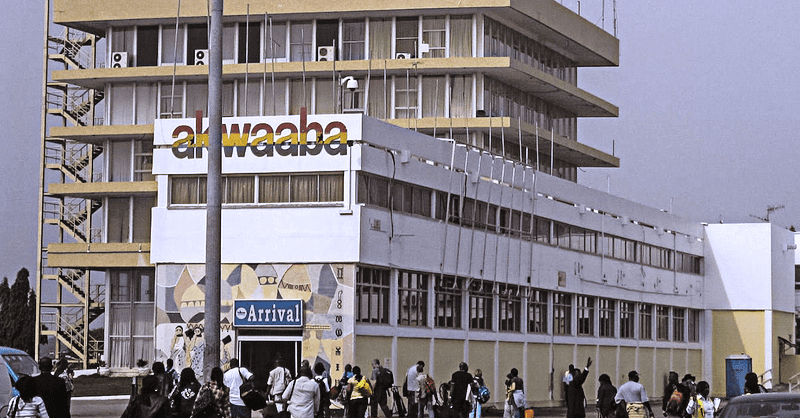 Het vliegveld in Accra (archieffoto)