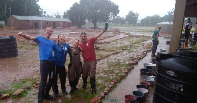 We're singing in the rain!!