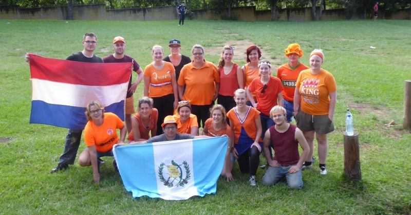 Het voetbalteam voor de interland