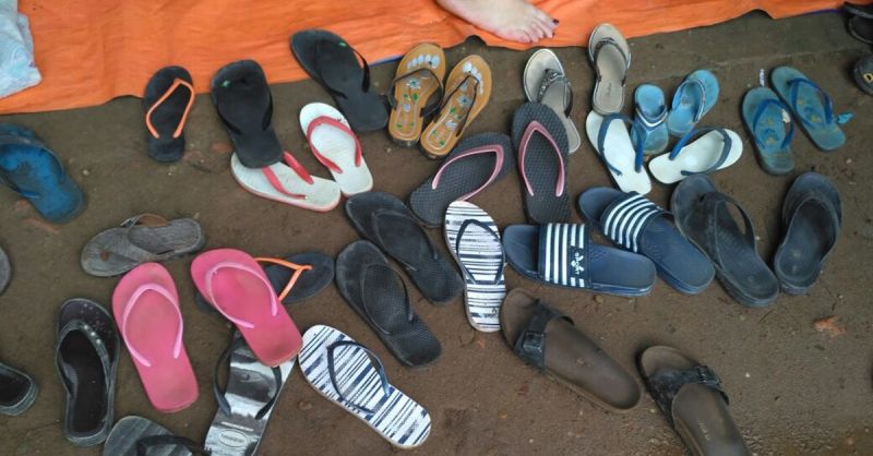 Slippers uit