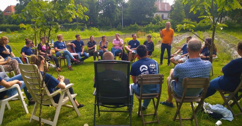 Het gesprek in de tuin van de Ark