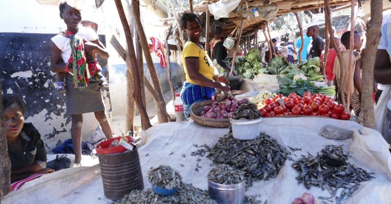 De kleurrijke markt in Mkushi