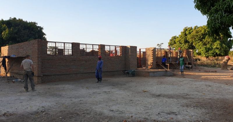 De bouw schiet aardig op