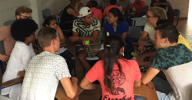 In gesprek met Colombiaanse studenten