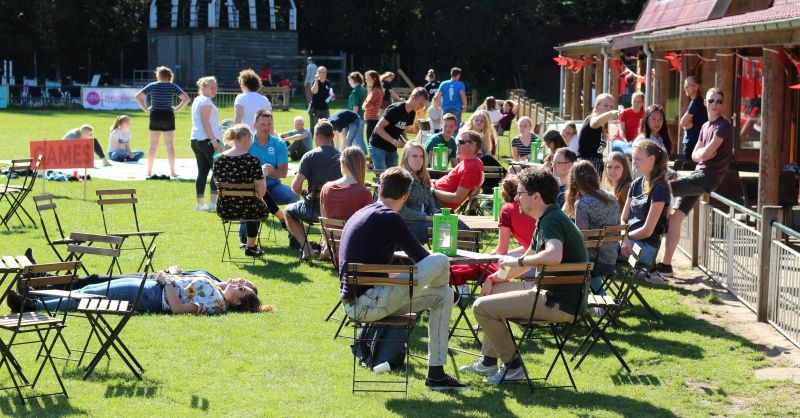 Genieten van de zon en elkaar