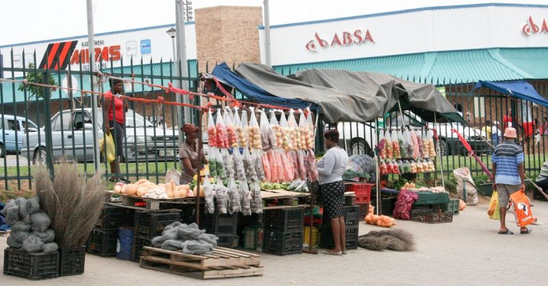 Straatbeeld Zuid-Afrika (archieffoto)