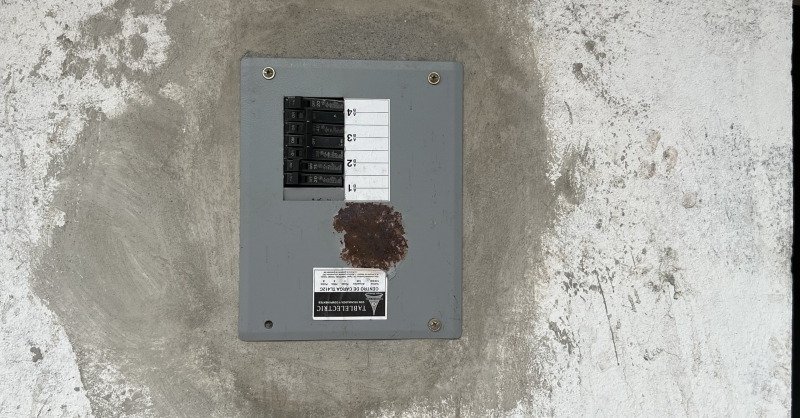 Electriciteit is aangesloten