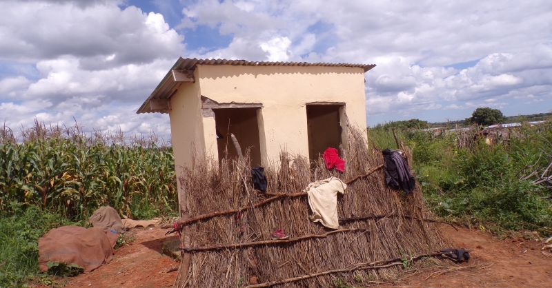 De latrines staan er goed bij