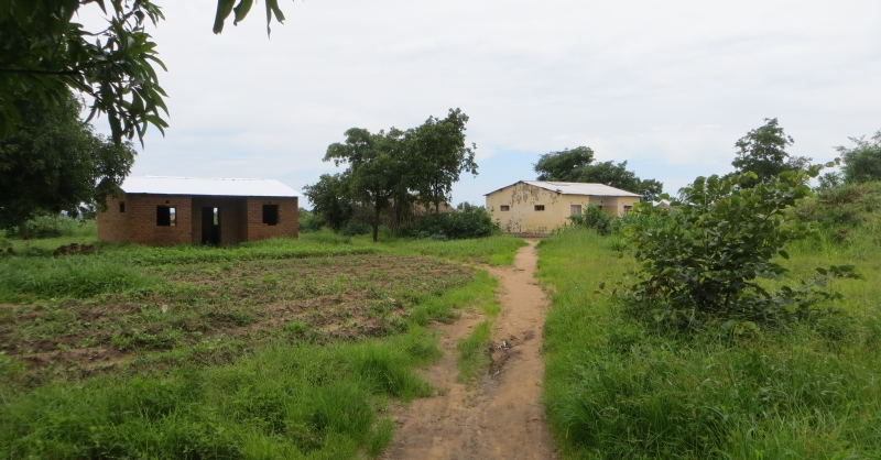 On our way to the teacher houses