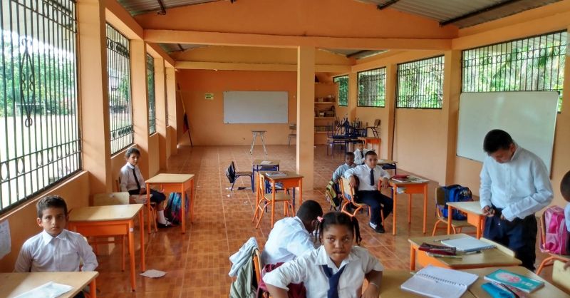 Inside the classroom