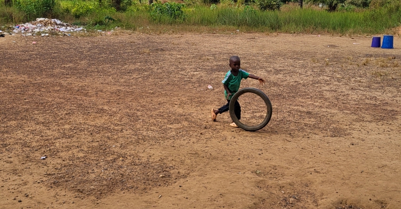 Kid playing