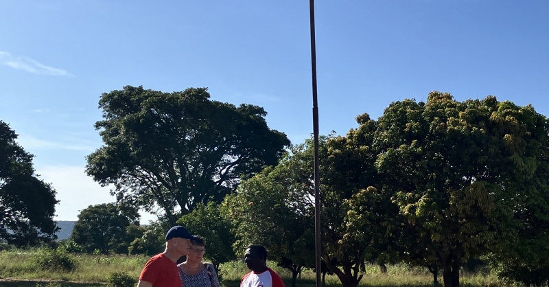 De vlag is gehezen