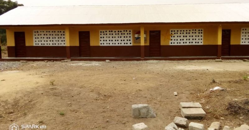 The new classrooms - front view