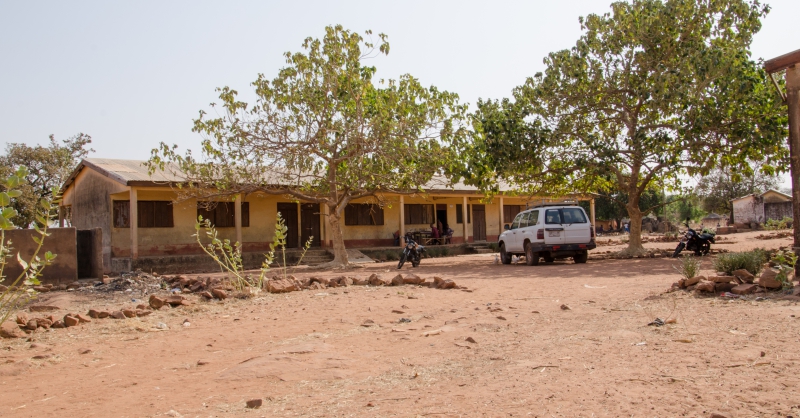 Het schoolgebouw