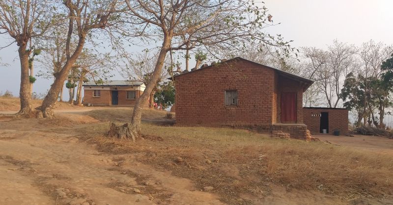 Teachers house built by community