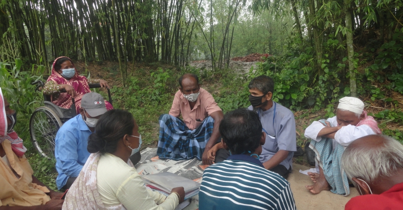 Meeting van de Self Help Group
