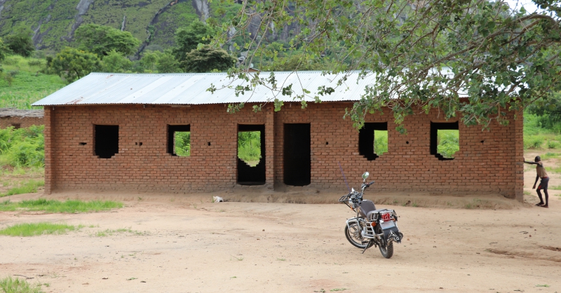 One of the temporary classroom block