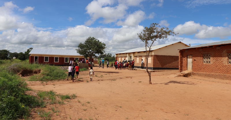 The view of the school