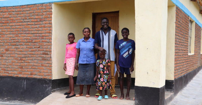 Head teacher and family