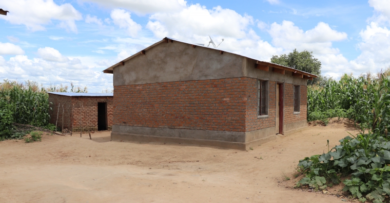 One of the renovated houses