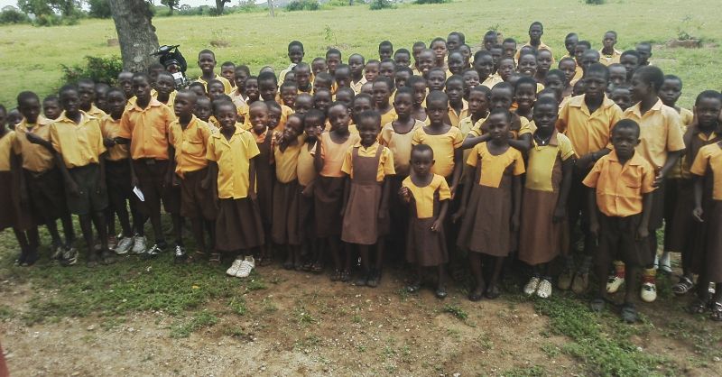 Kinderen van Bapelug Primary School