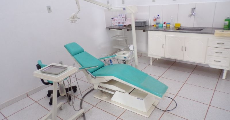 De behandelkamer van de tandarts