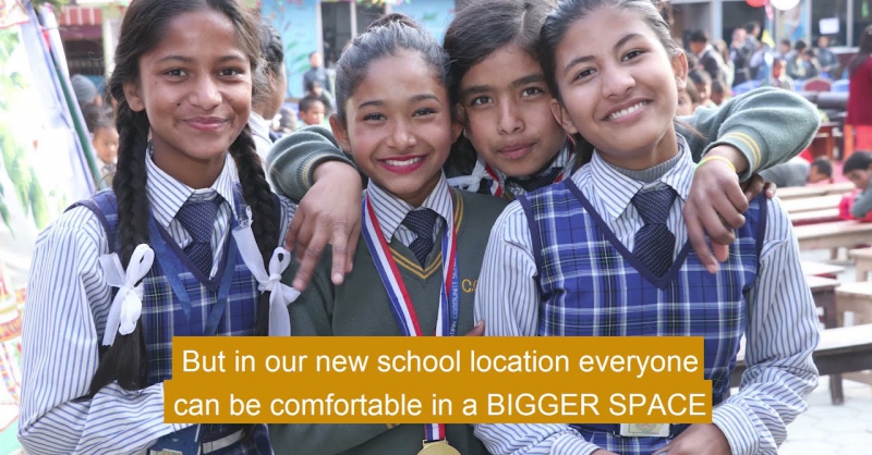 We willen graag naar school in Nepal