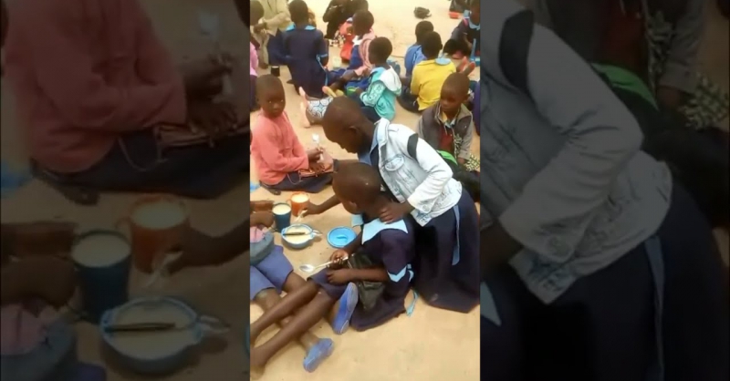 School feeding in Kanjazi