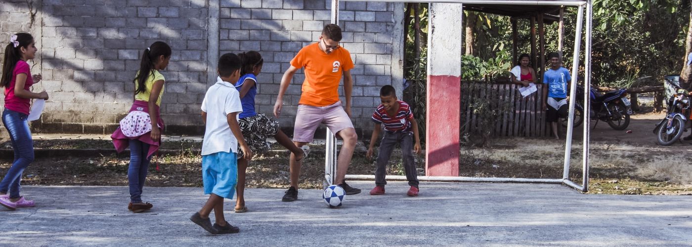 Spannende voetbalwedstrijd