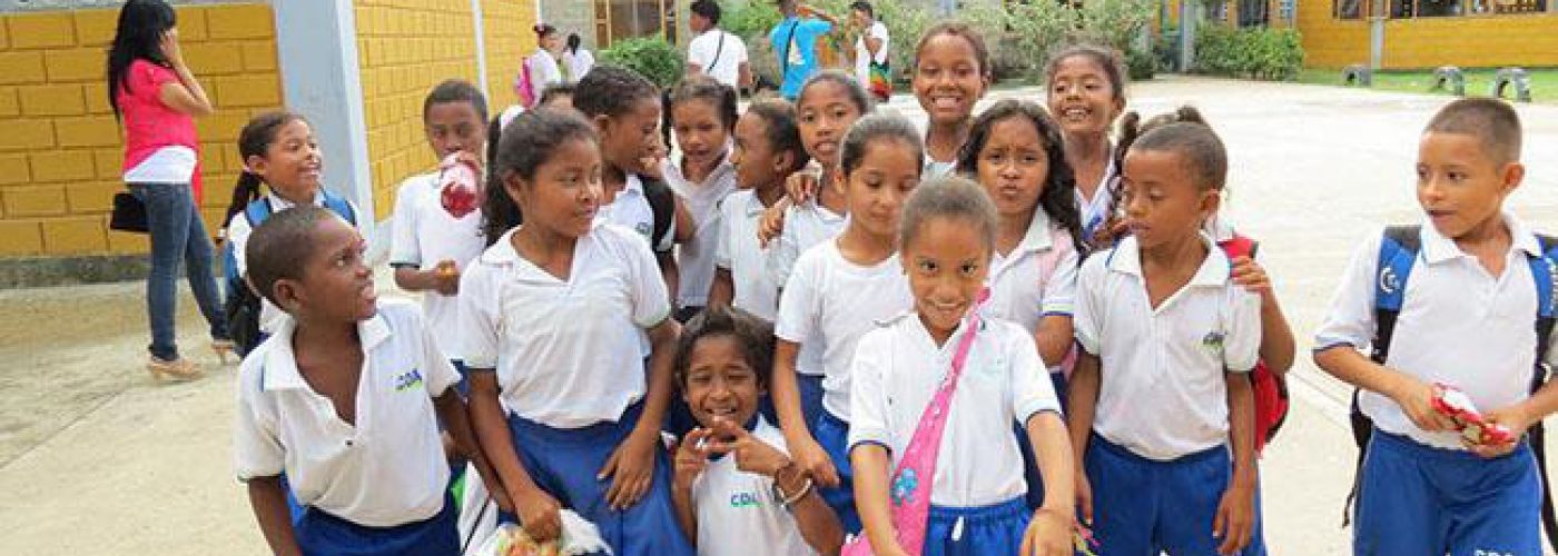 Kinderen van de school: Colegio Dios es Amor