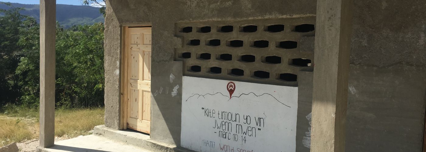 "Laat de kinderen tot Mij komen" in Haïtiaanse Creool