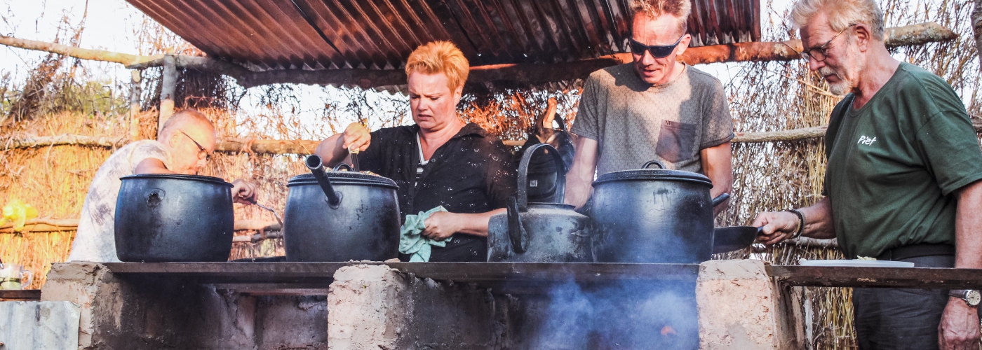 Koken op z'n primitiefst