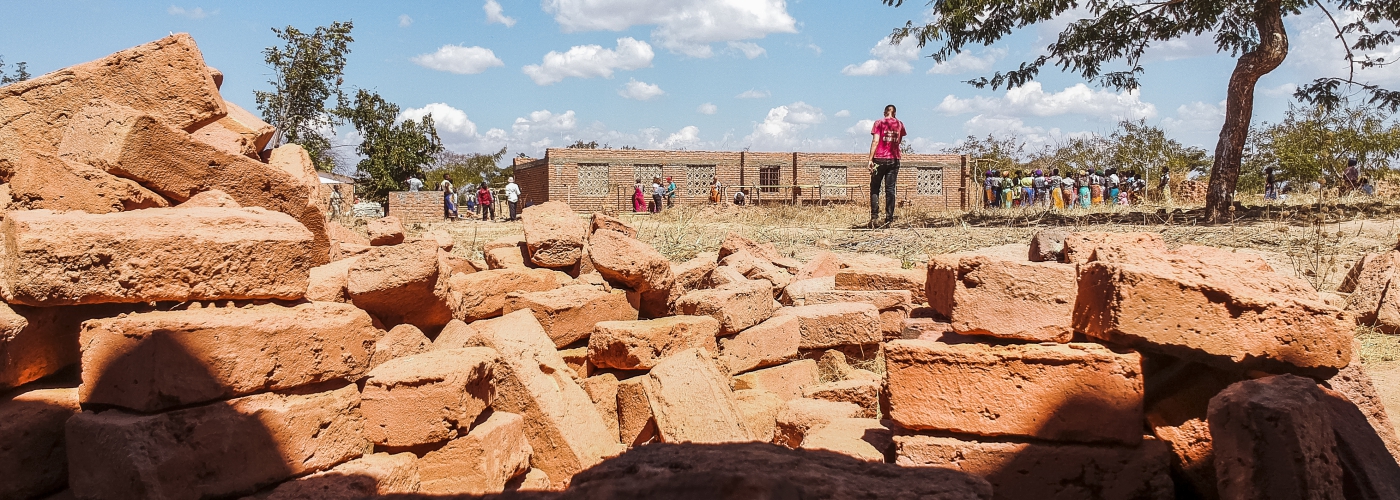 Bouwplaats Malawi