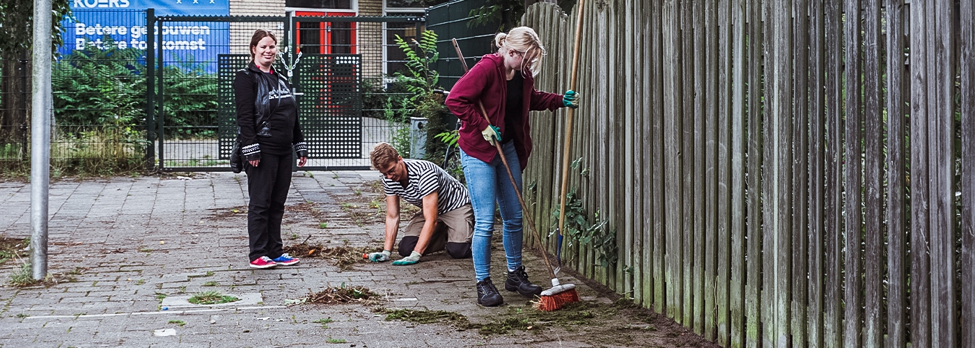 Fris de buurt op