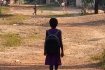 A girl going to school